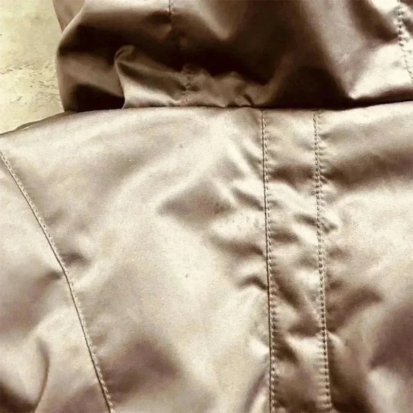 Obermeyer Womens Metallic Brown Hooded Puffer Jacket Size 6 Quilted Winter Coat - Picture 7 of 15